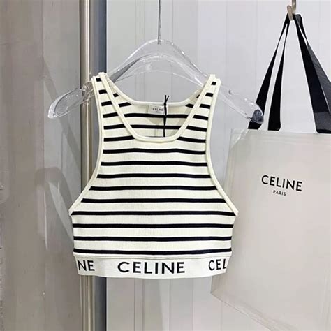 crop top celine|celine crop top bra.